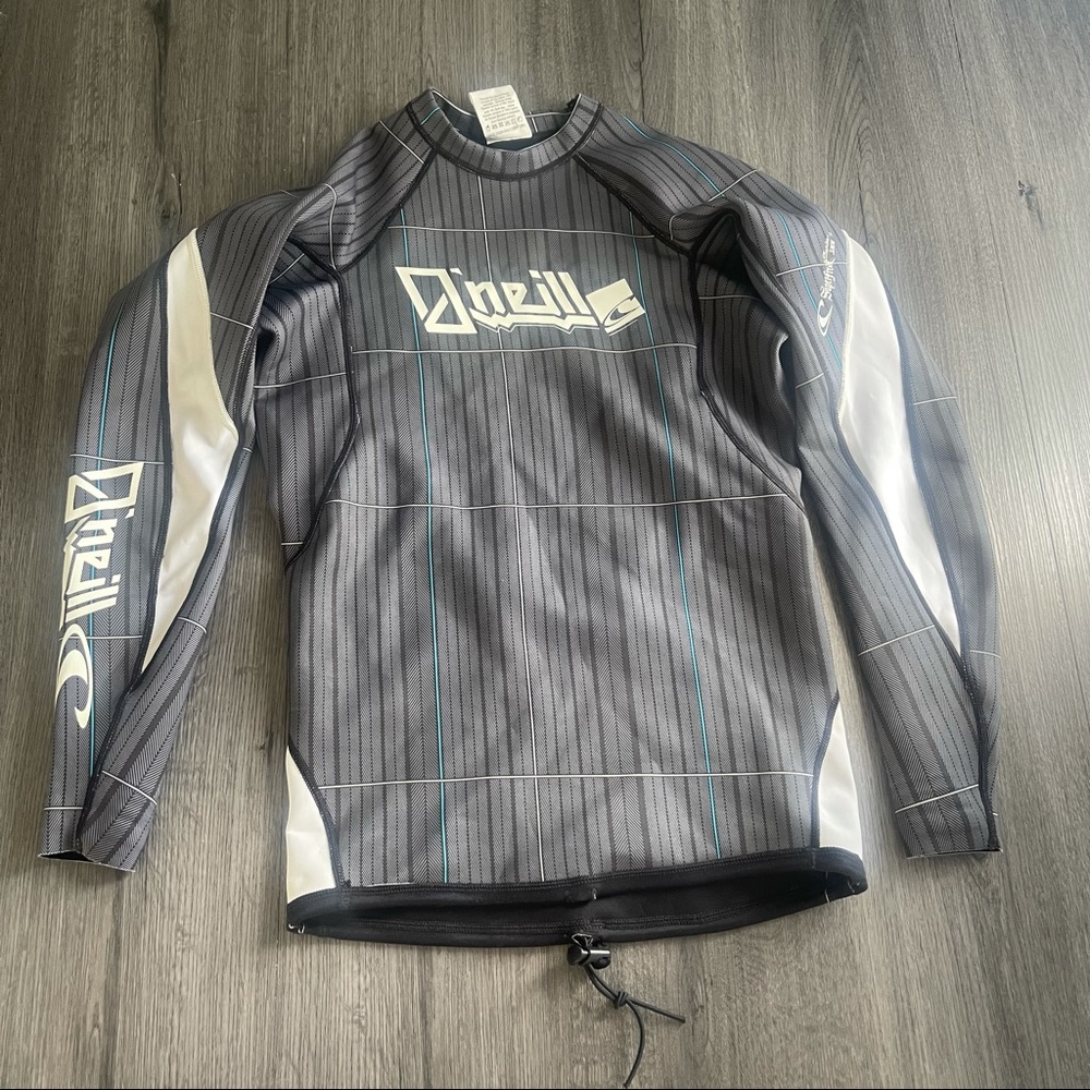 O'Neill Black and White Women's Swim Top